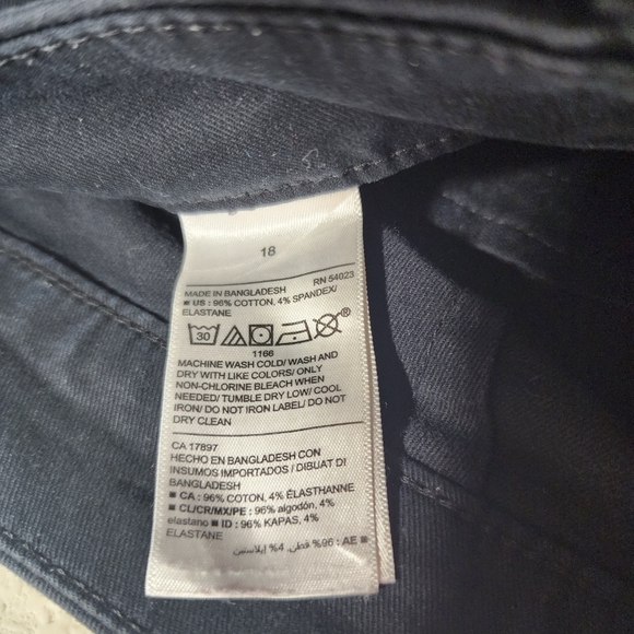 Old Navy Pants - Old Navy Women's Straight Leg Pants - Dark Blue